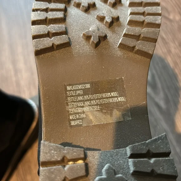 Kensie Black Boots Size 8 - Picture 10 of 11